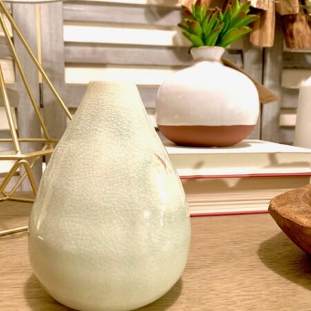 Light Gray Mini Vase (5h x 3.5w)