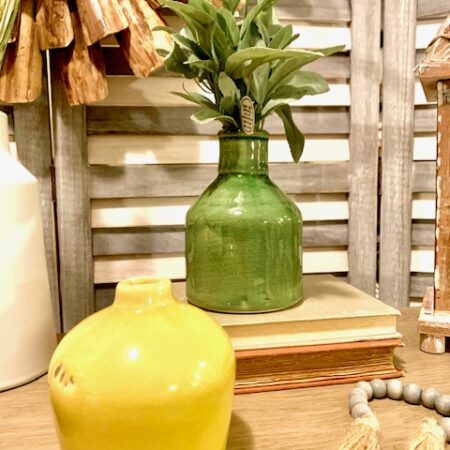 Yellow Mini Vase (4 h x 3 w)